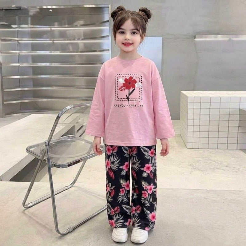 Flowers Are You Happy Tracksuit For Kids