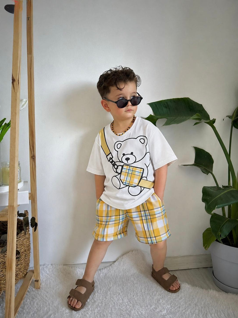 Cute Teddy Bear Tracksuit For Kids