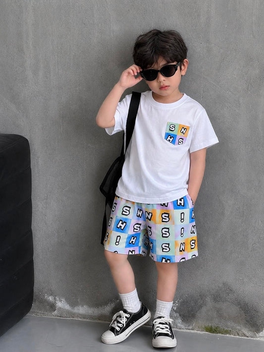 Stylish Alphabet Tracksuit For Kids